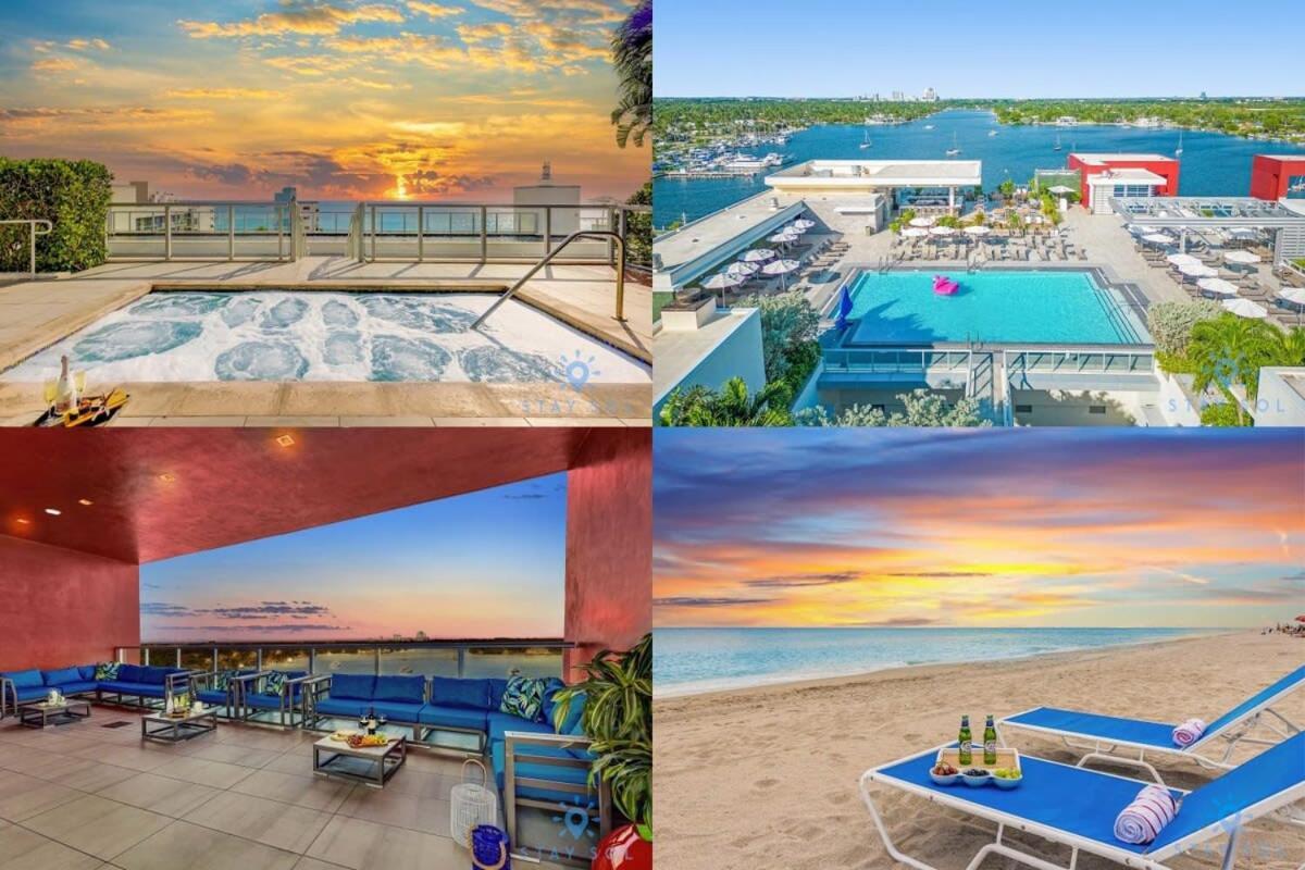 Hollywood Beach Broad-Walk - Pool - Gym & Hot Tub Extérieur photo